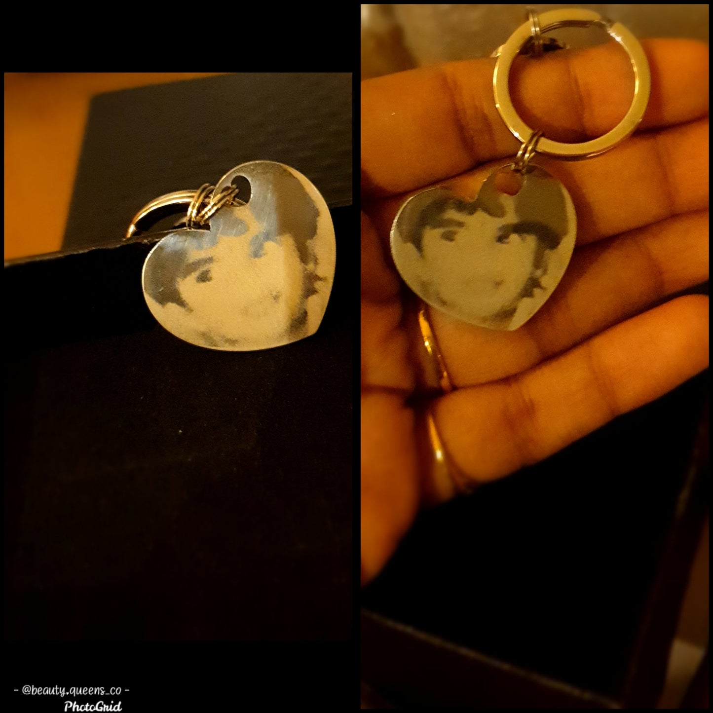Stainless Steel Calendar Keychain with Pendant