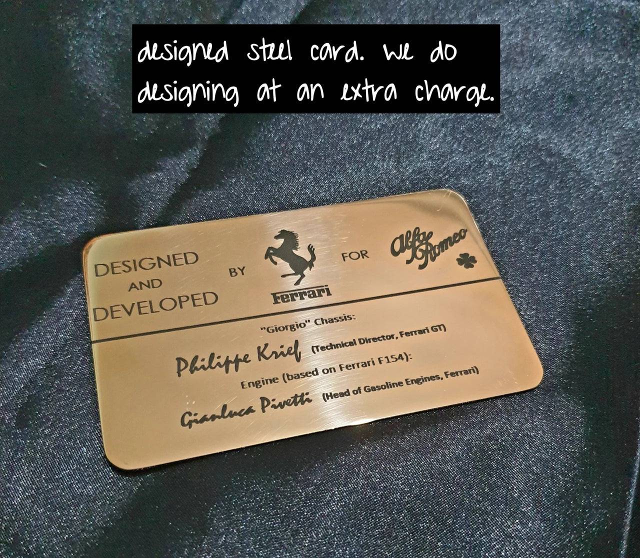 Stainless Steel Card