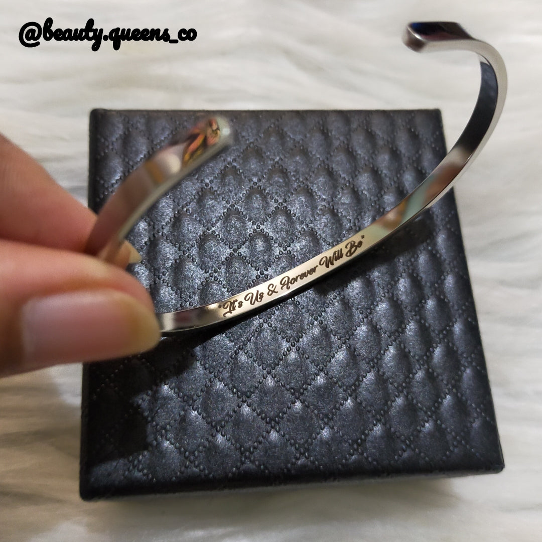 Stainless Steel Bangle Bracelet Cuff